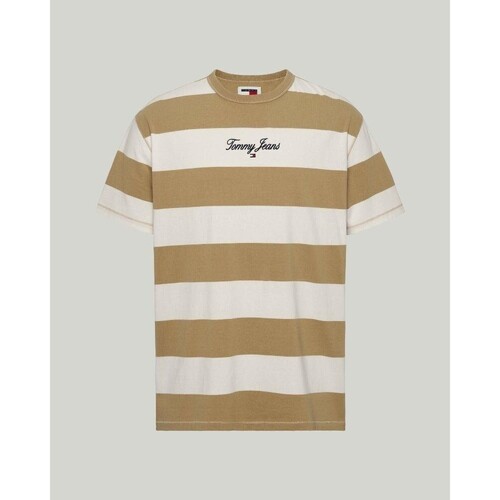 Abbigliamento Uomo T-shirt maniche corte Tommy Hilfiger DM0DM18655AB0 Marrone