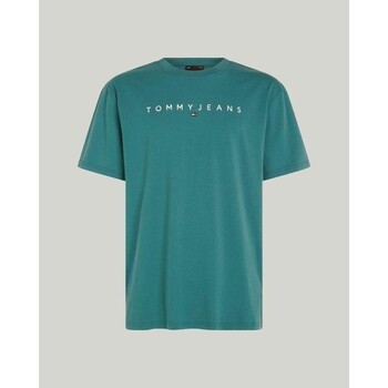 Abbigliamento Uomo T-shirt maniche corte Tommy Hilfiger DM0DM17993CT0 Verde