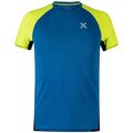 Image of T-shirt Montura T-shirt Join Uomo Deep Blue/Verde Lime