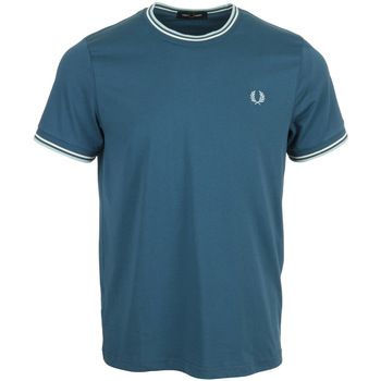 Abbigliamento Uomo T-shirt maniche corte Fred Perry Twin Tipped Blu