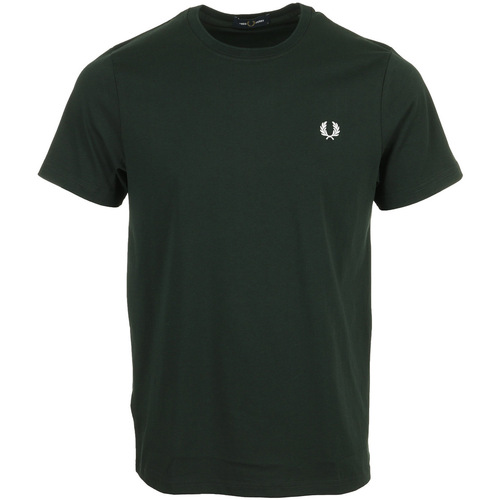 Abbigliamento Uomo T-shirt maniche corte Fred Perry Crew Neck T-Shirt Verde