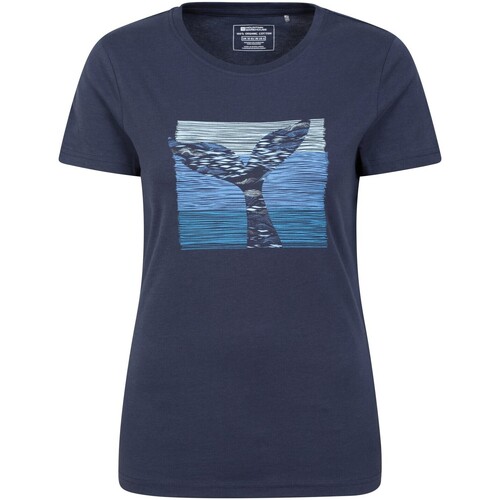 Abbigliamento Donna T-shirts a maniche lunghe Mountain Warehouse MW2377 Blu