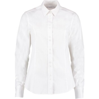 Abbigliamento Uomo Camicie maniche lunghe Kustom Kit City Bianco