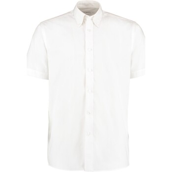 Abbigliamento Uomo Camicie maniche corte Kustom Kit Workforce Bianco