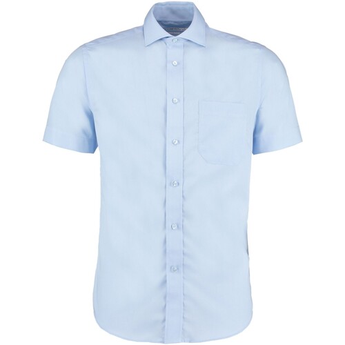 Abbigliamento Uomo Camicie maniche corte Kustom Kit Premium Corporate Blu