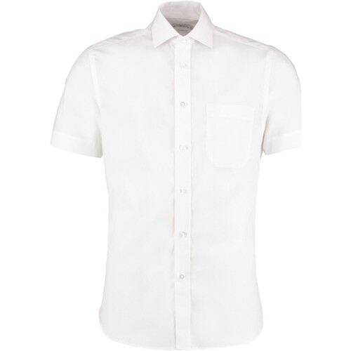Abbigliamento Uomo Camicie maniche corte Kustom Kit K115 Bianco