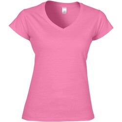 Abbigliamento Donna T-shirts a maniche lunghe Gildan Soft Style Viola