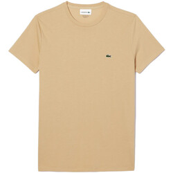 Abbigliamento Uomo T-shirt maniche corte Lacoste TH6709 Beige