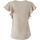 Abbigliamento Donna T-shirt & Polo Yes Zee T209 S703 Beige