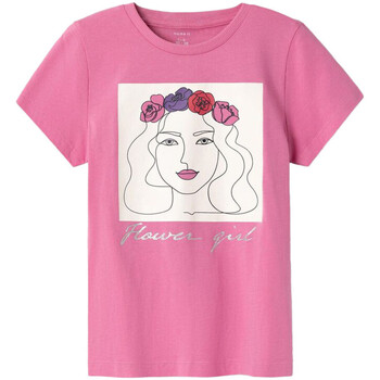 Abbigliamento Bambina T-shirt & Polo Name it 13226124 Viola