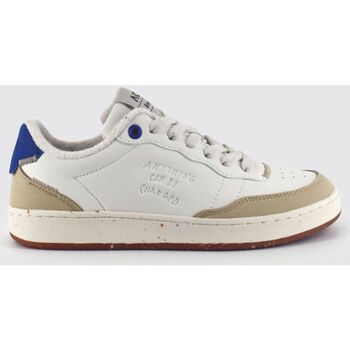Scarpe Uomo Sneakers Acbc SHACBEDT - EVERGREEN RETRO-203 WHITE/BLU DETAIL Bianco