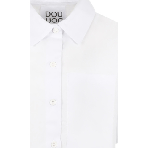 Abbigliamento Bambina Camicie maniche corte Douuod Kids DS5A01 Z1219 100 Bianco
