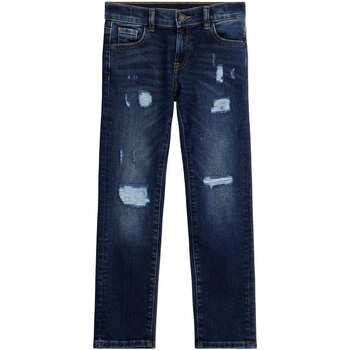 Abbigliamento Bambino Jeans slim Guess L3BA05D46GV0 2000000389356 Blu