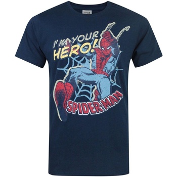 Abbigliamento Uomo T-shirts a maniche lunghe Marvel NS4913 Blu