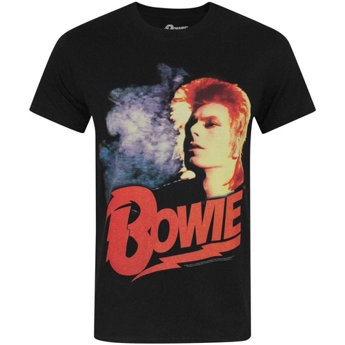 Abbigliamento Uomo T-shirts a maniche lunghe David Bowie NS5475 Nero