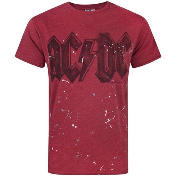 Abbigliamento Uomo T-shirts a maniche lunghe Junk Food Paint Splatter Rosso