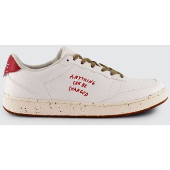 Scarpe Sneakers Acbc SHACBEVE - EVERGREEN-205 WHITE/RED APPLW Bianco