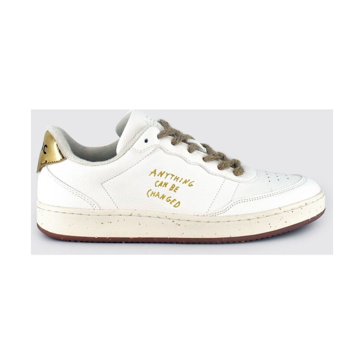 Scarpe Sneakers Acbc SHACBEVE - EVERGREEN-218 WHITE/GOLD Bianco