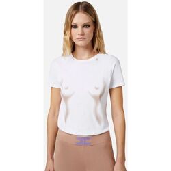 Abbigliamento Donna T-shirt & Polo Elisabetta Franchi MA00741E2-M69 Bianco