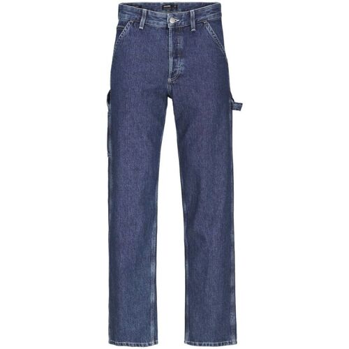 Abbigliamento Uomo Jeans Jack & Jones 12252709 EDDIE CARPENTER-BLUE DENIM Blu