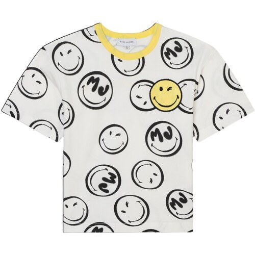 Abbigliamento Bambina T-shirt maniche corte Marc Jacobs W60176 Bianco