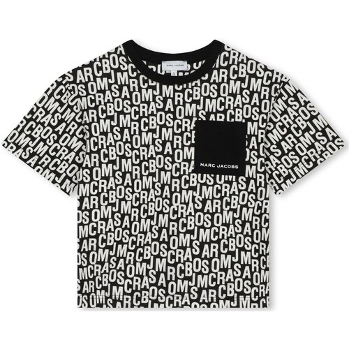 Abbigliamento Bambina T-shirt maniche corte Marc Jacobs W60143 Nero