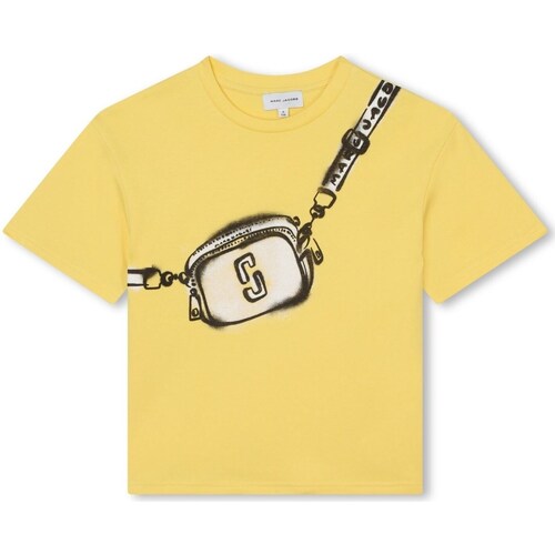 Abbigliamento Bambina T-shirt maniche corte Marc Jacobs W60207 Giallo
