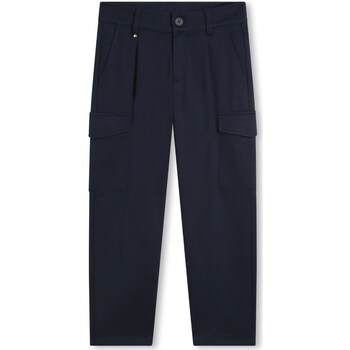 Abbigliamento Bambino Pantaloni 5 tasche BOSS J50675 Blu