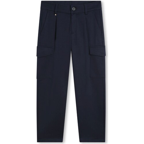Abbigliamento Bambino Pantaloni 5 tasche BOSS J50675 Blu
