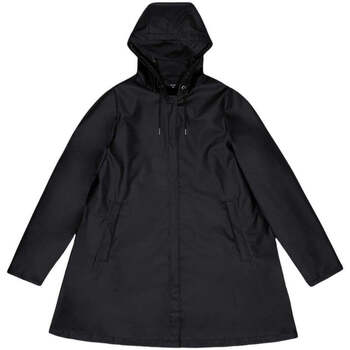 Abbigliamento Donna Giacche Rains Giubbino Donna A-line W Jacket W3 18050 01 Black Nero Nero
