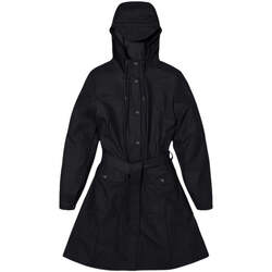 Abbigliamento Donna Giacche Rains Giubbino Donna Curve W Jacket W3 18130 01 Black Nero Nero