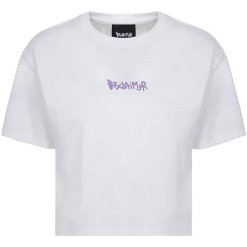 Abbigliamento Donna T-shirt maniche corte Disclaimer MAGLIA IN JERSEY Bianco