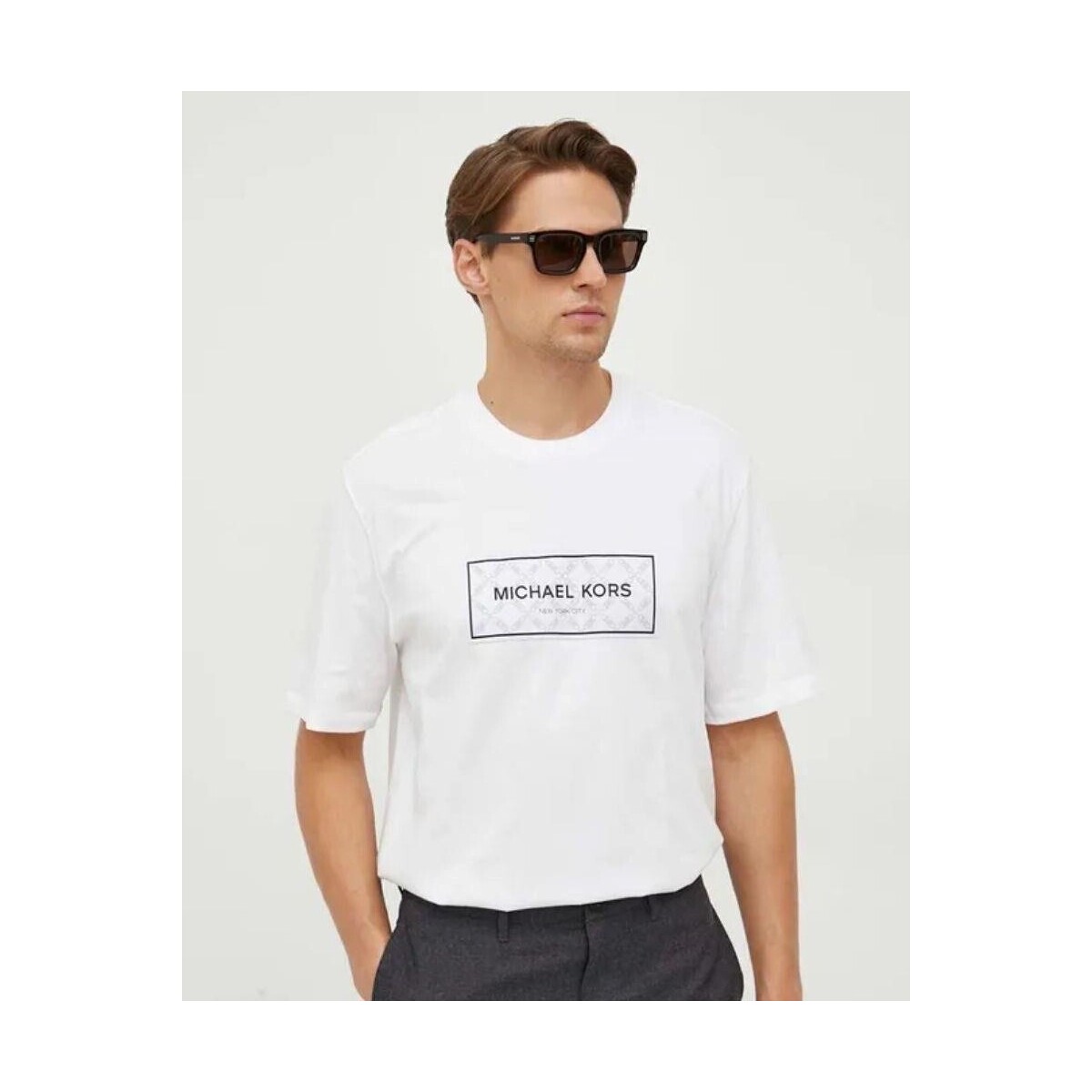 Abbigliamento Uomo T-shirt maniche corte MICHAEL Michael Kors CH351RG1V2 Bianco