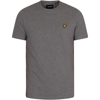 Abbigliamento Uomo T-shirt maniche corte Lyle & Scott T-shirt in cotone biologico tinta unita Grigio