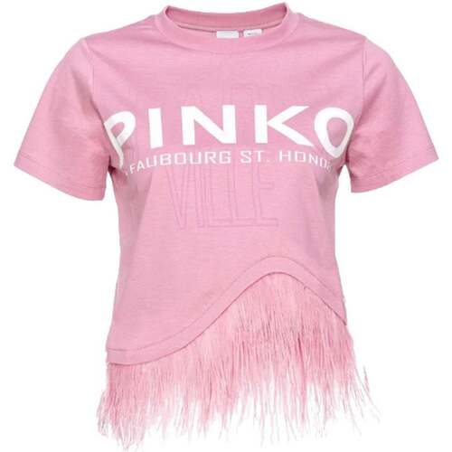Abbigliamento Donna T-shirt maniche corte Pinko SKU_271017_1517265 Rosa