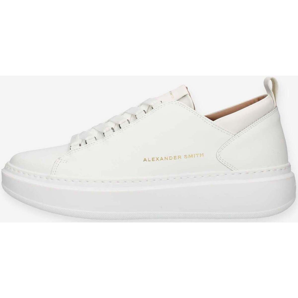 Scarpe Uomo Sneakers alte Alexander Smith ASAZWYM-2263-TWT Bianco