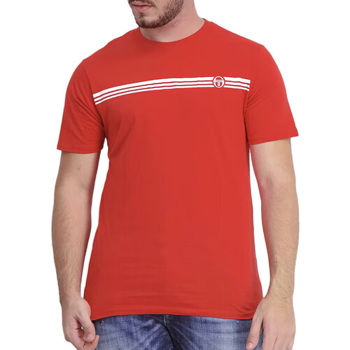 Abbigliamento Uomo T-shirt & Polo Sergio Tacchini ST-103.20040 Rosso