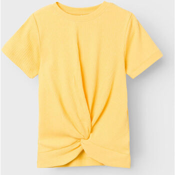 Abbigliamento Bambina T-shirt & Polo Name it T-SHIRT BILILLE RAGAZZA Giallo