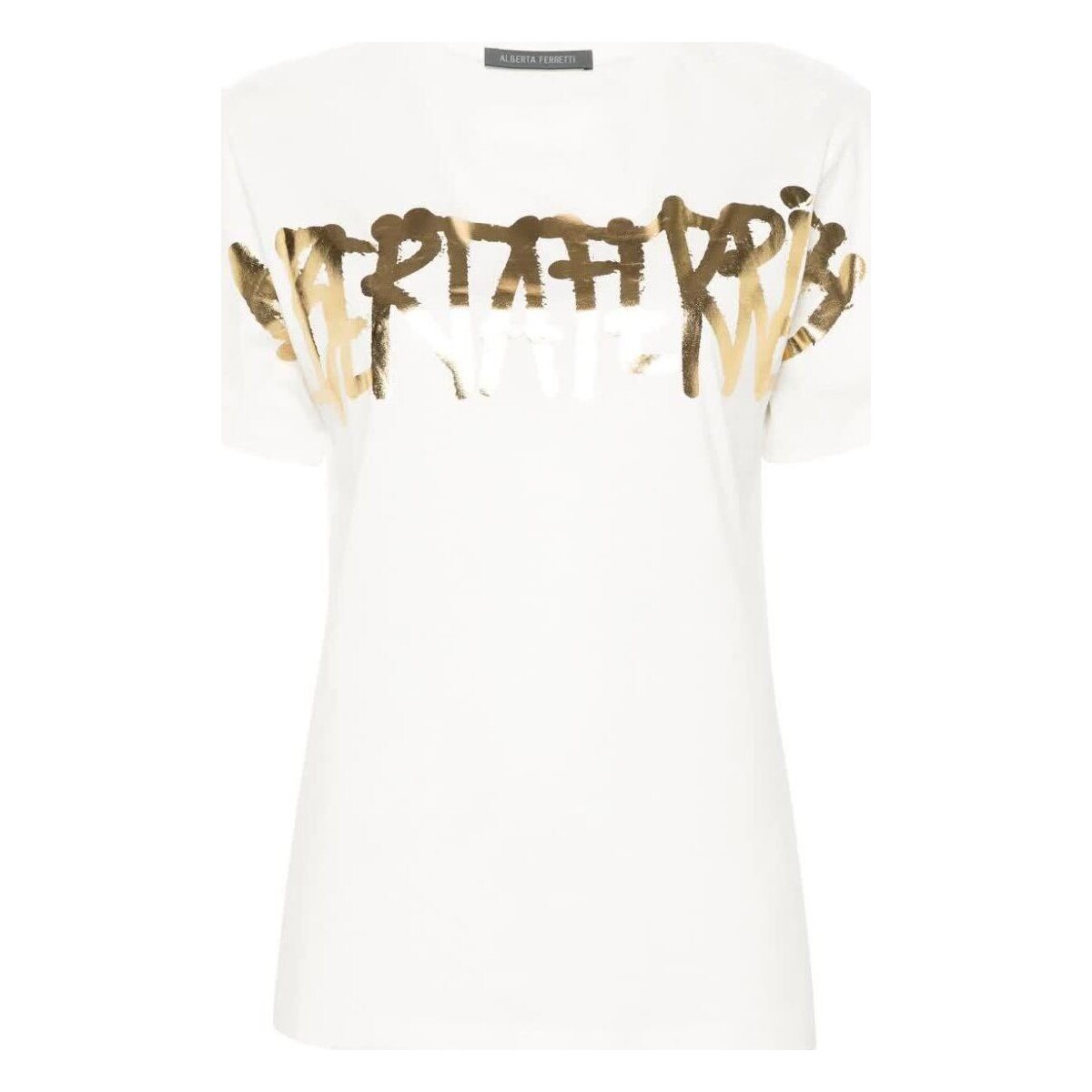 Abbigliamento Donna T-shirt maniche corte Alberta Ferretti T-SHIRT Bianco