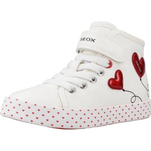 Scarpe Bambina Sneakers basse Geox JR CIAK GIRL Bianco