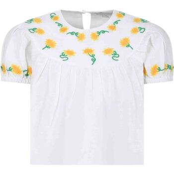 Abbigliamento Bambina Top / T-shirt senza maniche Stella Mc Cartney TU5A31 Z0138 100 Bianco