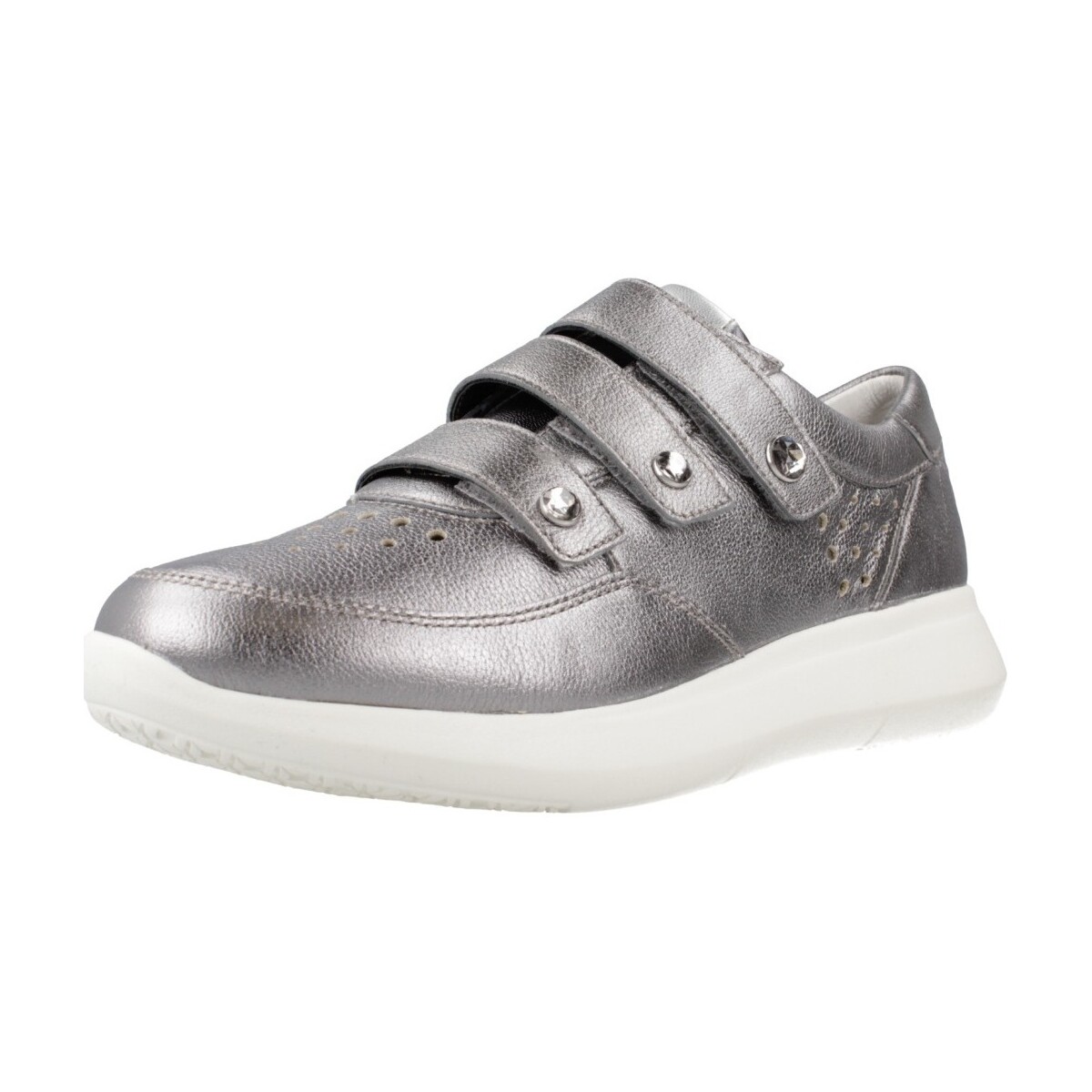 Scarpe Donna Sneakers Stonefly FLUT 12 LAMINATED LTH Argento