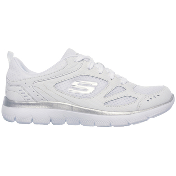 Scarpe Donna Sneakers Skechers SUMMITS SUITED Bianco
