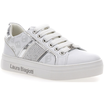 Scarpe Bambina Sneakers Laura Biagiotti 8327 Bianco