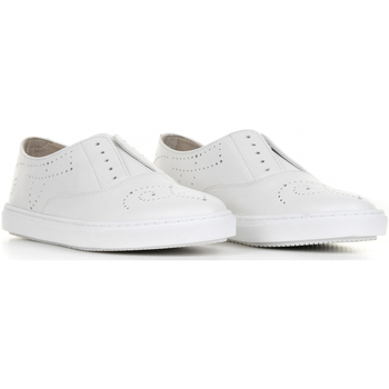 F.lli Rossetti One Sneaker slip-on bianca in pelle Bianco