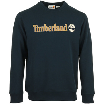 Abbigliamento Uomo Felpe Timberland Linear Logo Crew Neck Blu
