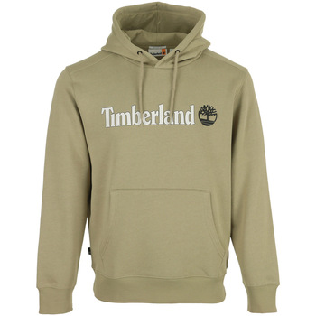 Abbigliamento Uomo Felpe Timberland Linear Logo Hoodie Beige