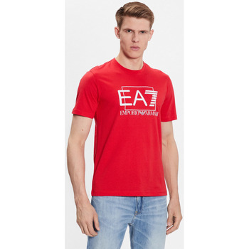 Abbigliamento Uomo T-shirt maniche corte Emporio Armani ATRMPN-44011 Rosso