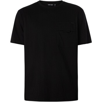 Abbigliamento Uomo T-shirt maniche corte Antony Morato T-shirt Seattle con tasca sul petto Nero