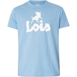 Abbigliamento Uomo T-shirt maniche corte Lois Maglietta classica con logo Blu